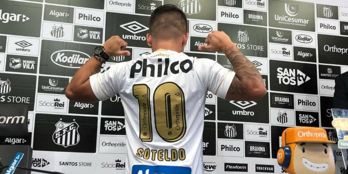 Soteldo es el nuevo 10 del Santos