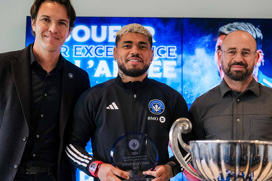 Josef Martínez elegido el mejor jugador del CF Montreal temporada 2024